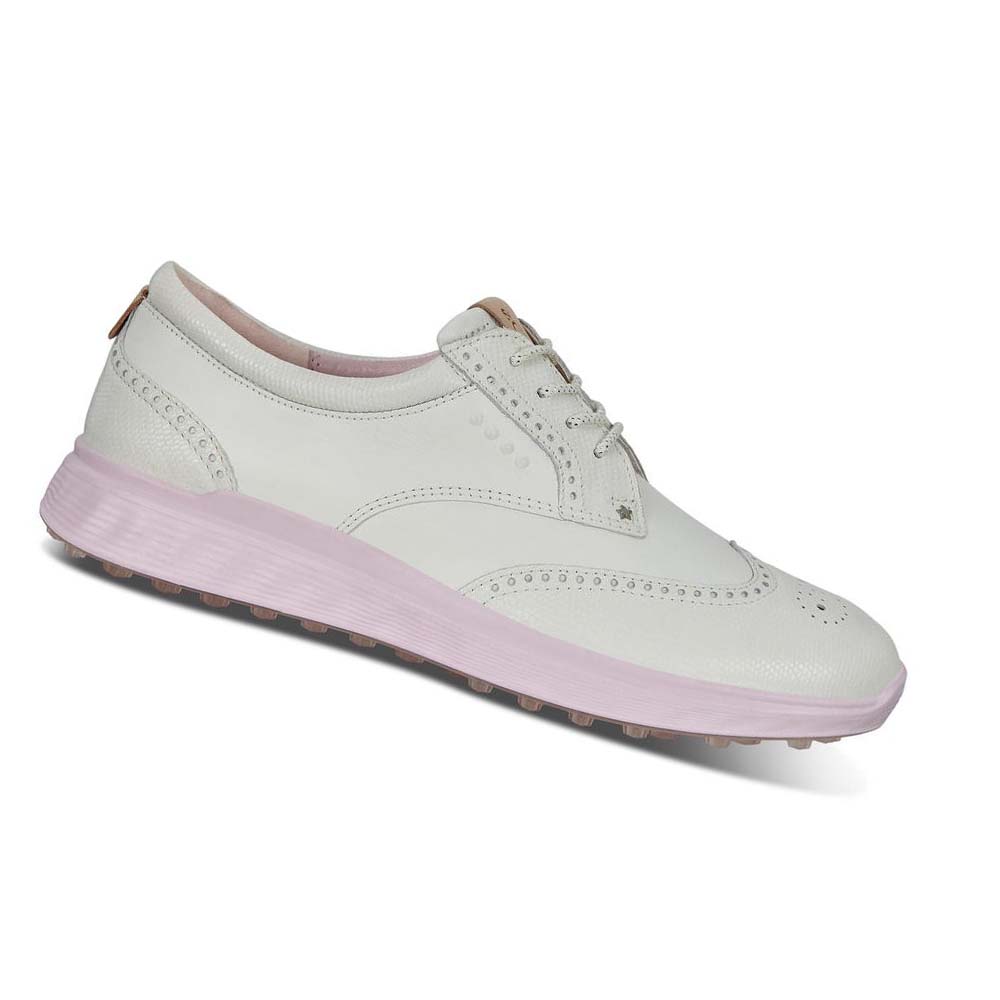 Ecco Spikeless S-classic Golfsko Dame Hvite | NO 133PJJ